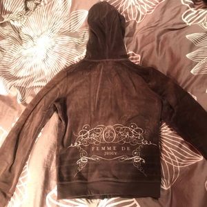 Full Brown Tracksuit Top+Bottom